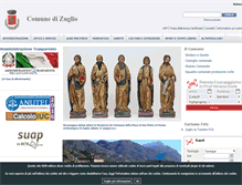 Tablet Screenshot of comune.zuglio.ud.it
